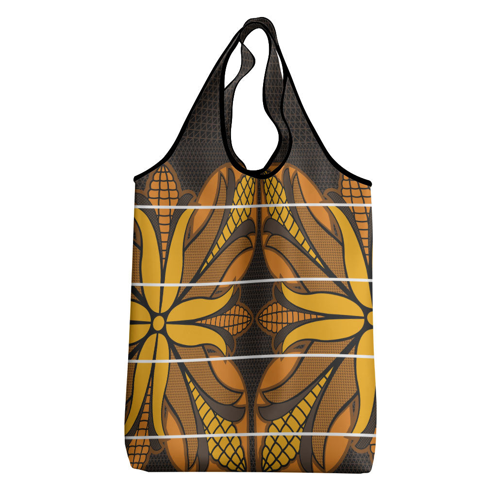 Old Gold Khotso Mojalefa Poone Grocery Bag Basotho Khotso Blanket Inspired