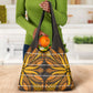 Old Gold Khotso Mojalefa Poone Grocery Bag Basotho Khotso Blanket Inspired
