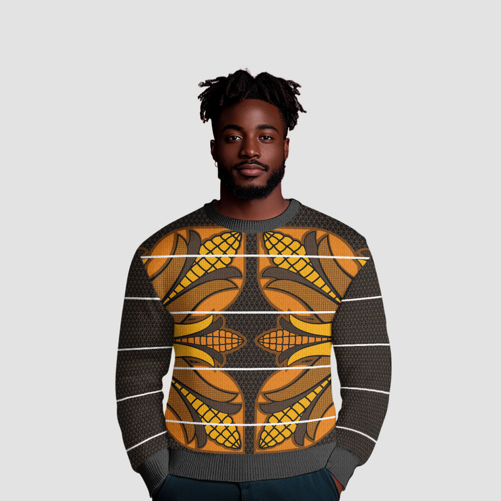 Old Gold Khotso Mojalefa Poone Ugly Christmas Sweater Basotho Khotso Blanket Inspired