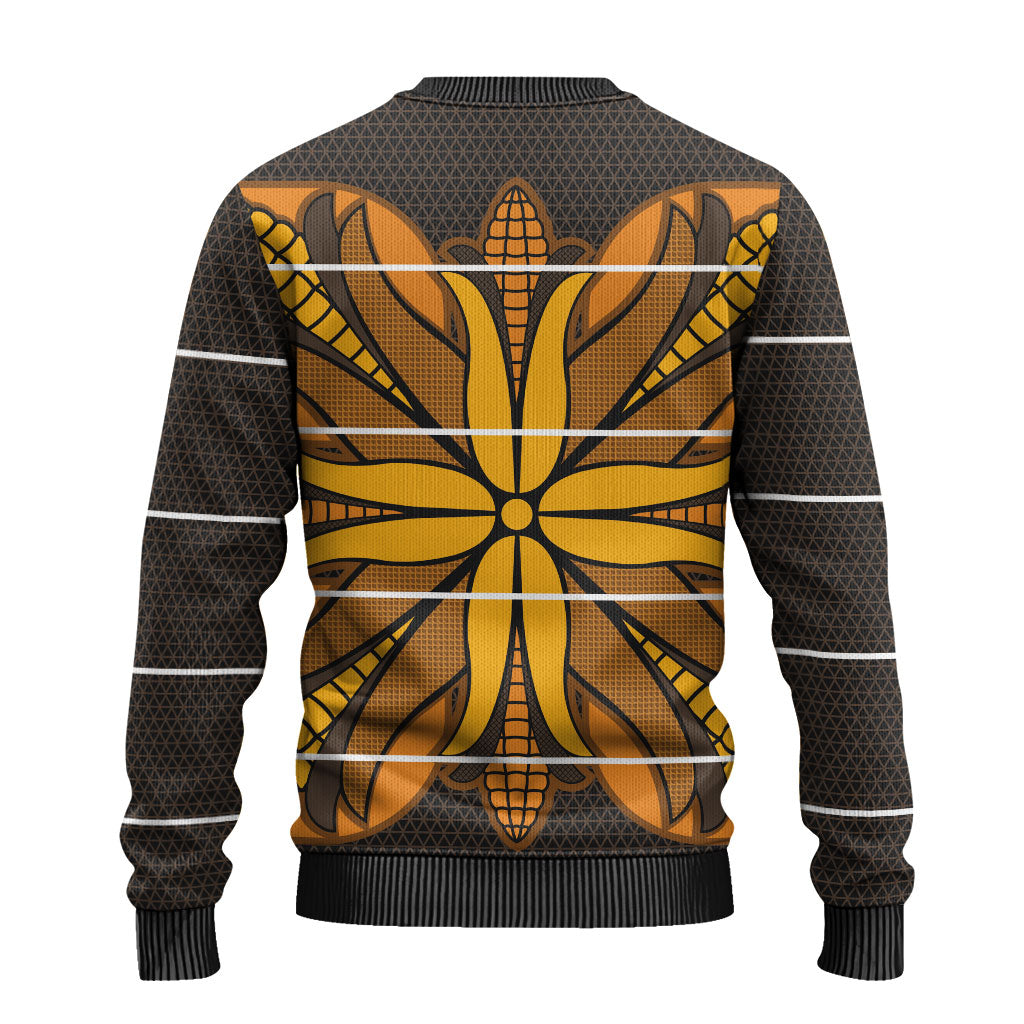Old Gold Khotso Mojalefa Poone Ugly Christmas Sweater Basotho Khotso Blanket Inspired