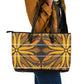 Old Gold Khotso Mojalefa Poone Leather Tote Bag Basotho Khotso Blanket Inspired