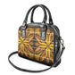 Old Gold Khotso Mojalefa Poone Shoulder Handbag Basotho Khotso Blanket Inspired