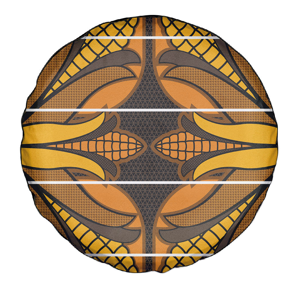 Old Gold Khotso Mojalefa Poone Spare Tire Cover Basotho Khotso Blanket Inspired
