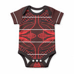 Scarlet Red Khotso Mojalefa Poone Baby Onesie Basotho Khotso Blanket Inspired
