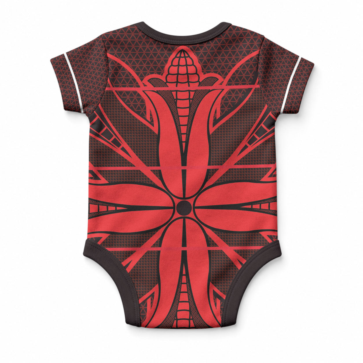 Scarlet Red Khotso Mojalefa Poone Baby Onesie Basotho Khotso Blanket Inspired