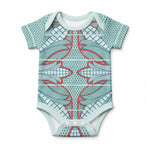 Turquoise Khotso Mojalefa Poone Baby Onesie Basotho Khotso Blanket Inspired