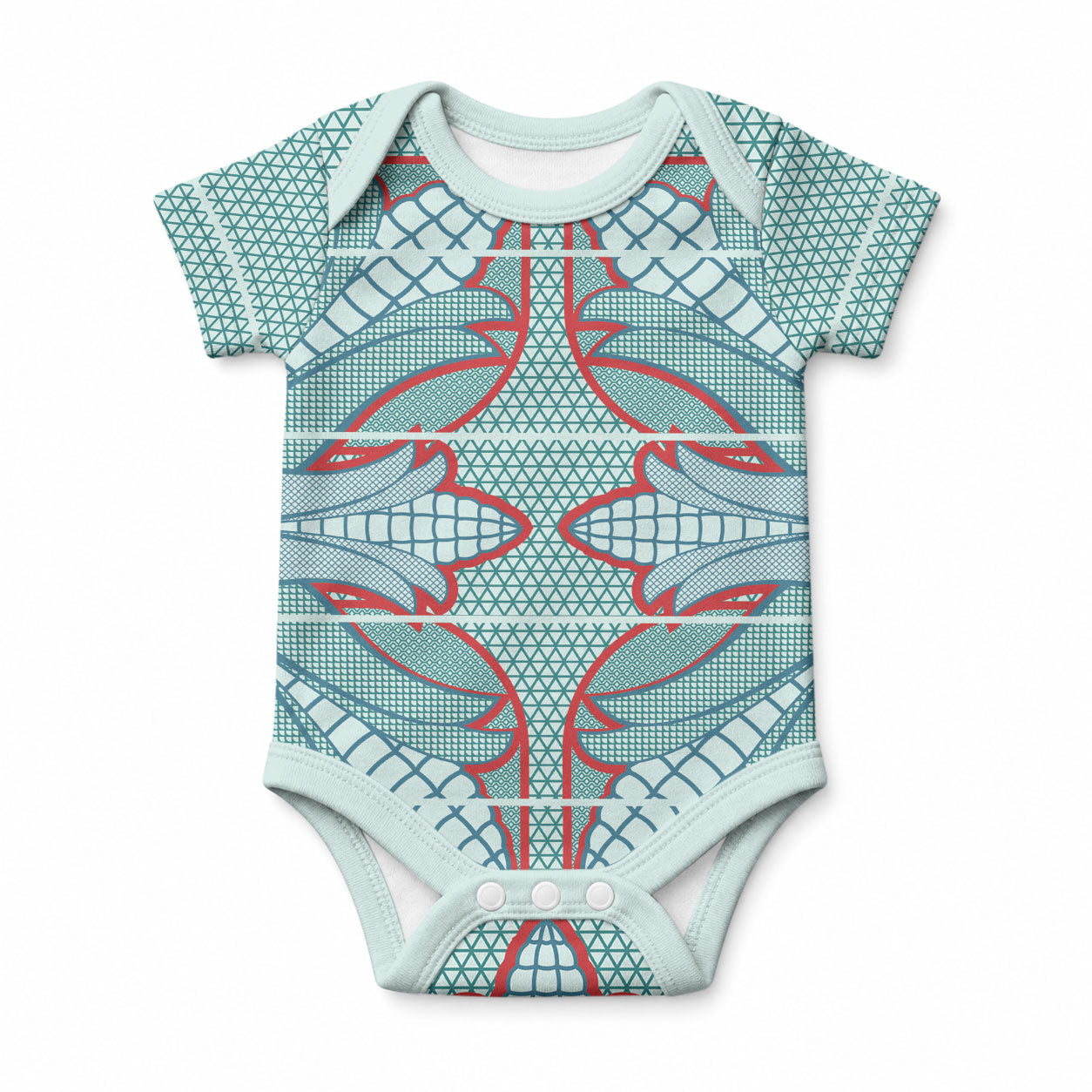 Turquoise Khotso Mojalefa Poone Baby Onesie Basotho Khotso Blanket Inspired