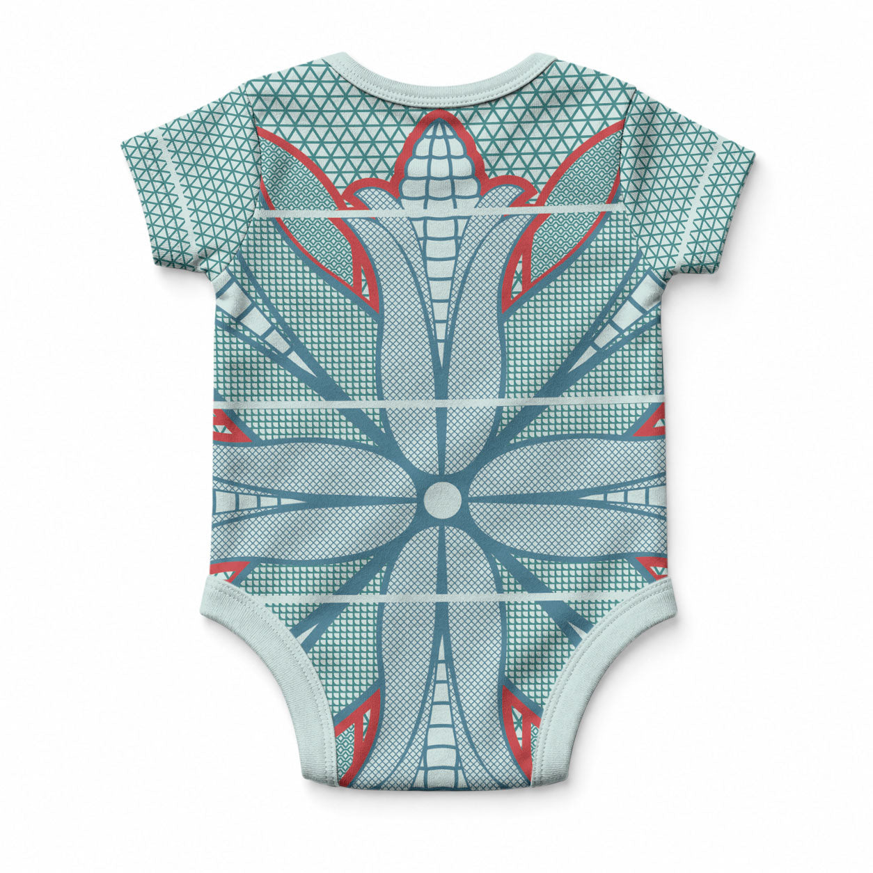 Turquoise Khotso Mojalefa Poone Baby Onesie Basotho Khotso Blanket Inspired