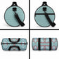 Turquoise Khotso Mojalefa Poone Duffle Bag Basotho Khotso Blanket Inspired