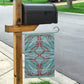 Turquoise Khotso Mojalefa Poone Garden Flag Basotho Khotso Blanket Inspired