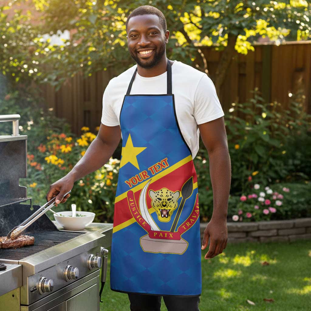 Africa DR of the Congo Personalized Apron Flag Style