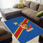 Africa DR of the Congo Personalized Area Rug Flag Style - African Pride