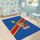 Africa DR of the Congo Personalized Area Rug Flag Style - African Pride