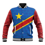 Africa DR of the Congo Personalized Baseball Jacket Flag Style - African Pride