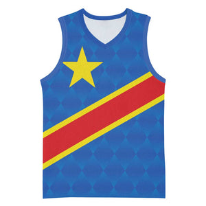 Africa DR of the Congo Personalized Basketball Jersey Flag Style - African Pride