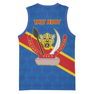 Africa DR of the Congo Personalized Basketball Jersey Flag Style - African Pride