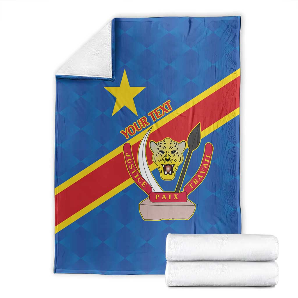 Africa DR of the Congo Personalized Blanket Flag Style - African Pride