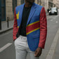 Africa DR of the Congo Personalized Blazer Flag Style