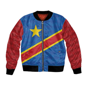 Africa DR of the Congo Personalized Bomber Jacket Flag Style - African Pride