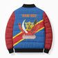 Africa DR of the Congo Personalized Bomber Puffer Jacket Flag Style