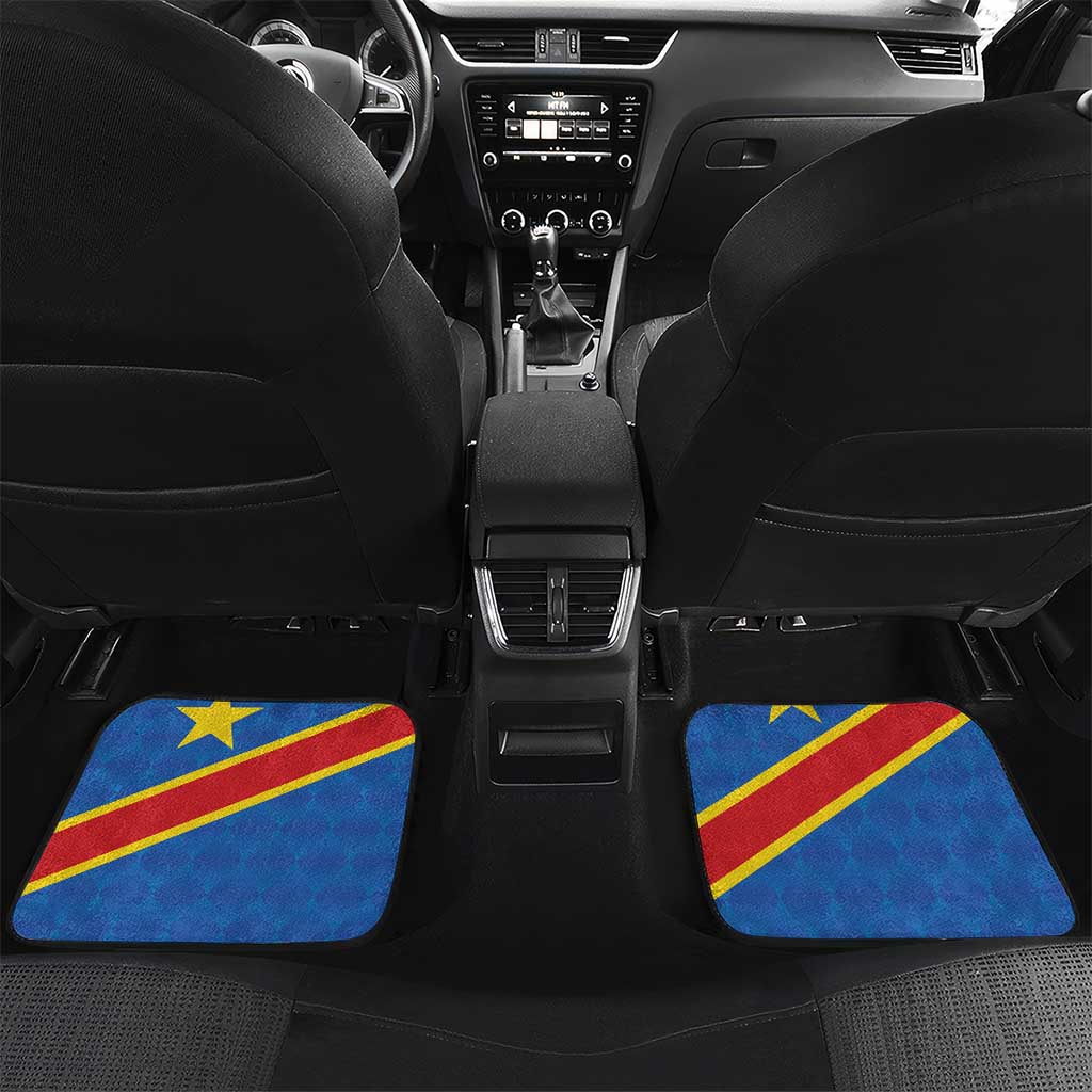 Africa DR of the Congo Personalized Car Mats Flag Style - African Pride