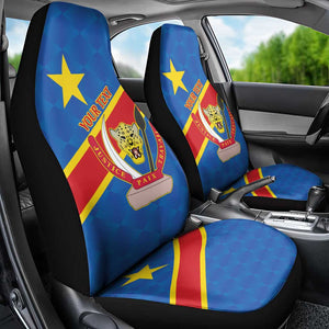 Africa DR of the Congo Personalized Car Seat Cover Flag Style - African Pride