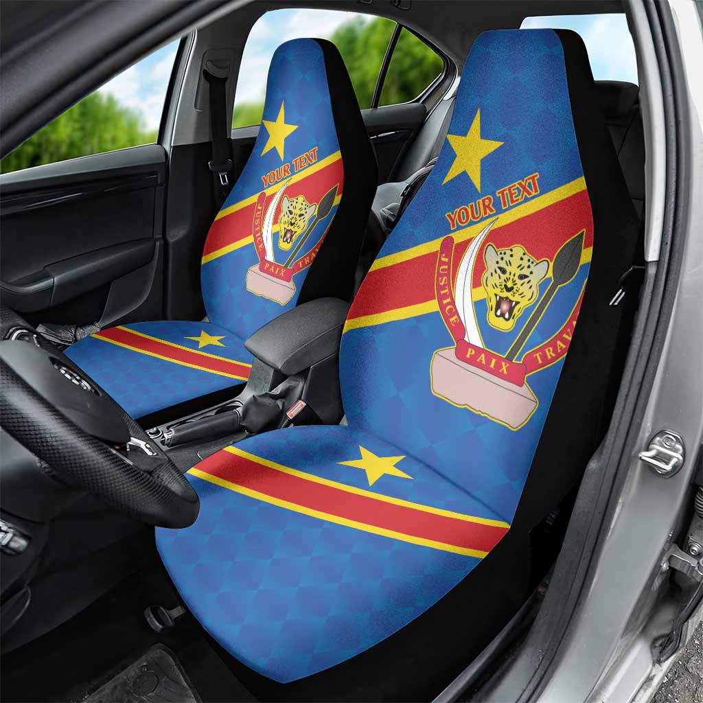 Africa DR of the Congo Personalized Car Seat Cover Flag Style - African Pride