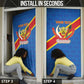 Africa DR of the Congo Personalized Door Cover Flag Style