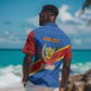 Africa DR of the Congo Personalized Hawaiian Shirt Flag Style - African Pride