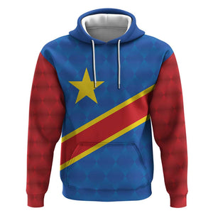 Africa DR of the Congo Personalized Hoodie Flag Style - African Pride