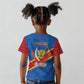 Africa DR of the Congo Personalized Kid T shirt Flag Style - African Pride