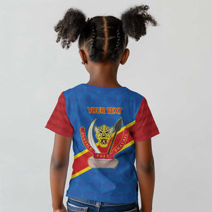 Africa DR of the Congo Personalized Kid T shirt Flag Style - African Pride