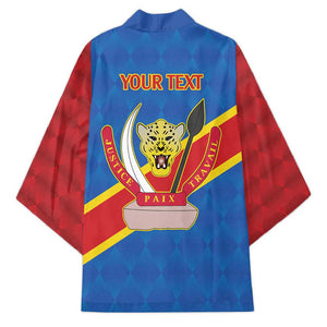 Africa DR of the Congo Personalized Kimono Flag Style