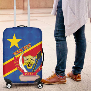 Africa DR of the Congo Personalized Luggage Cover Flag Style - African Pride