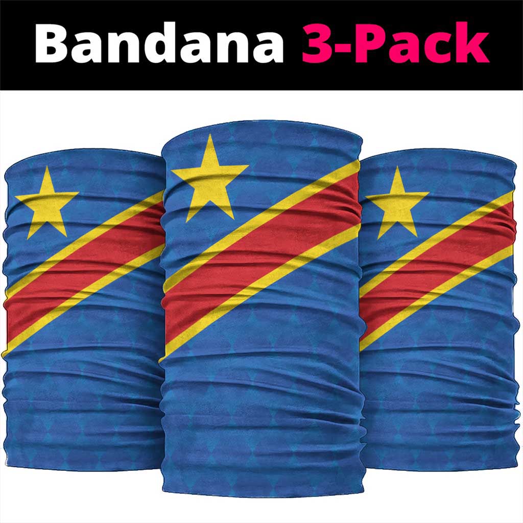 Africa DR of the Congo Neck Gaiter Flag Style - African Pride