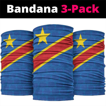 Africa DR of the Congo Neck Gaiter Flag Style - African Pride