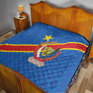 Africa DR of the Congo Personalized Quilt Flag Style - African Pride