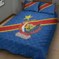 Africa DR of the Congo Personalized Quilt Bed Set Flag Style - African Pride