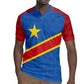 Africa DR of the Congo Personalized Rugby Jersey Flag Style - African Pride