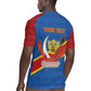 Africa DR of the Congo Personalized Rugby Jersey Flag Style - African Pride