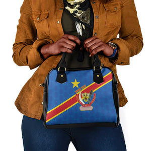 Africa DR of the Congo Personalized Shoulder Handbag Flag Style - African Pride