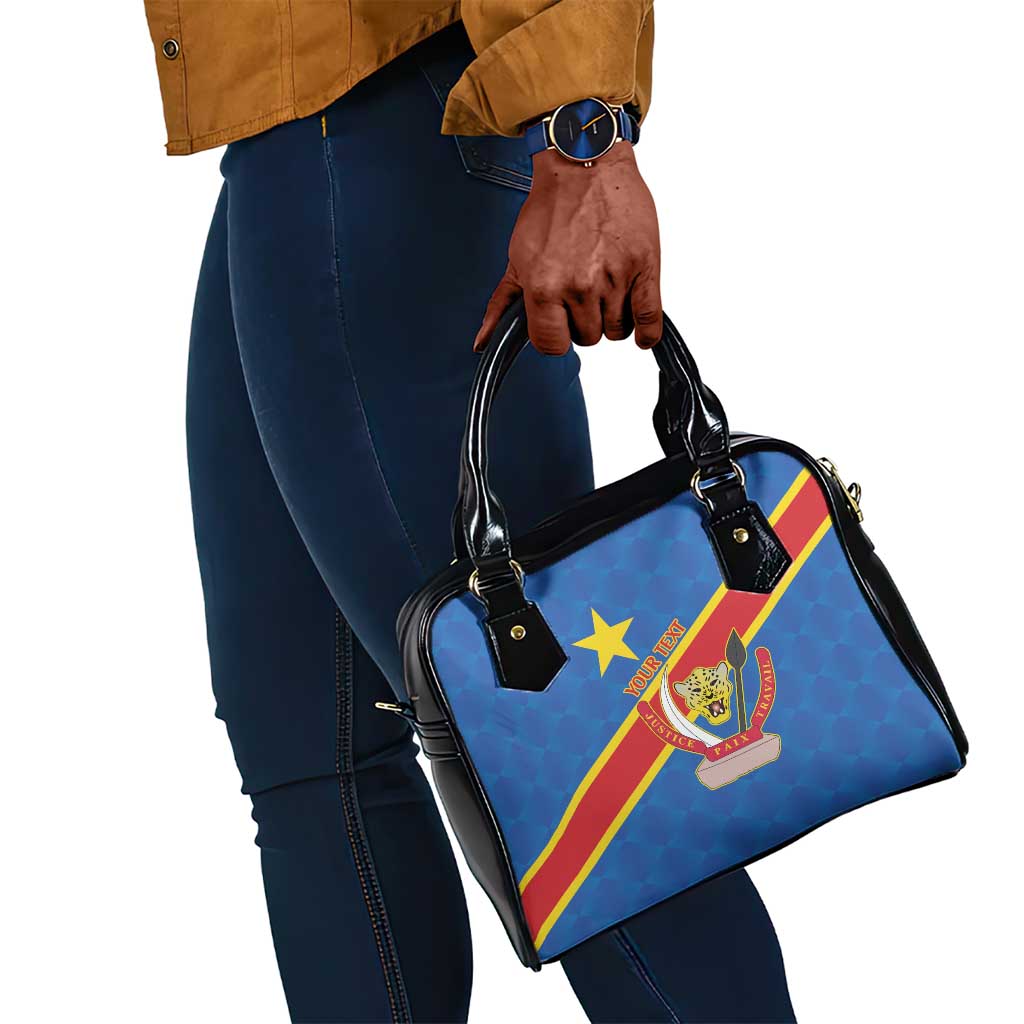 Africa DR of the Congo Personalized Shoulder Handbag Flag Style - African Pride