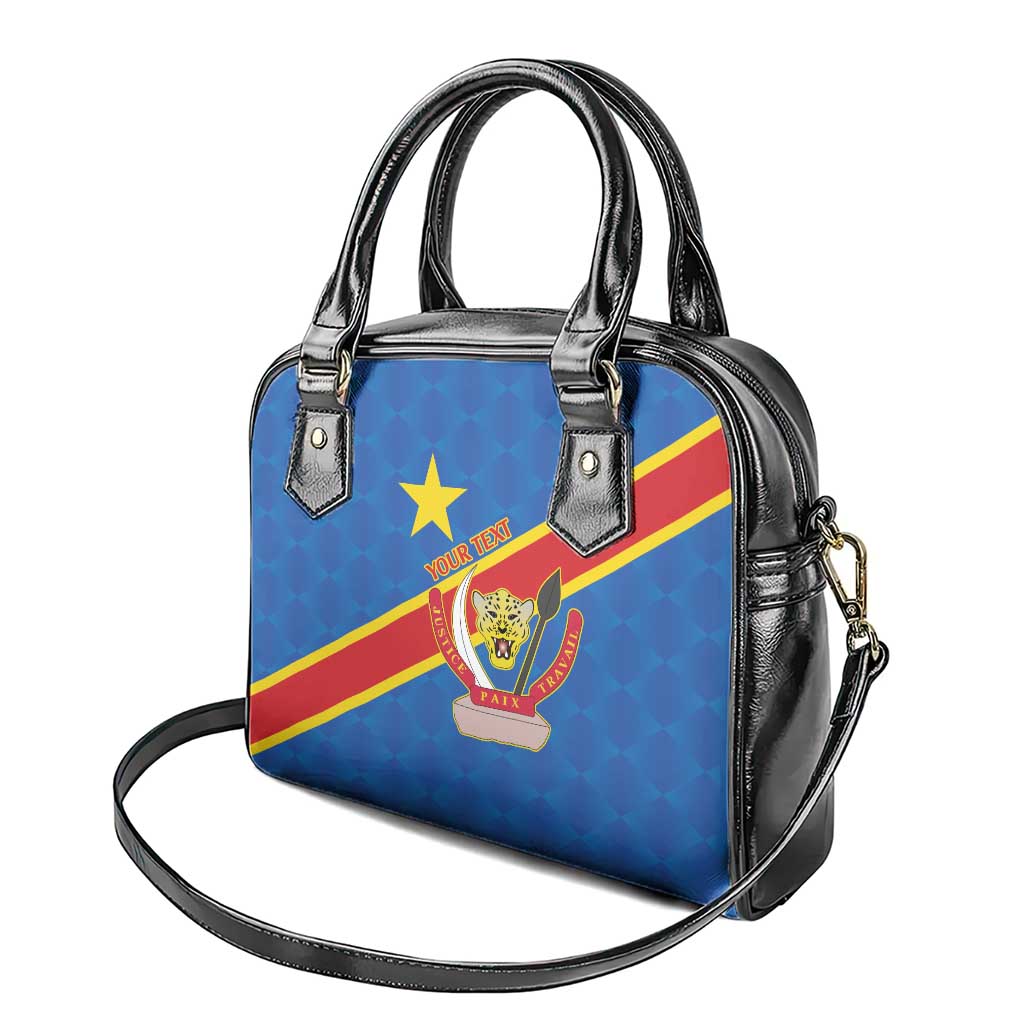 Africa DR of the Congo Personalized Shoulder Handbag Flag Style - African Pride