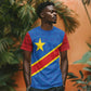Africa DR of the Congo Personalized T shirt Flag Style - African Pride