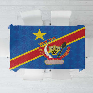 Africa DR of the Congo Personalized Tablecloth Flag Style - African Pride