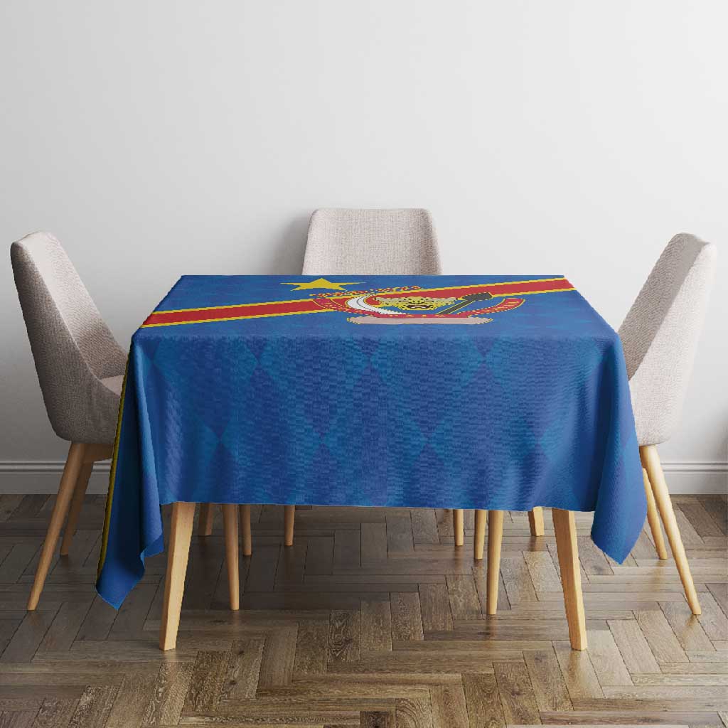 Africa DR of the Congo Personalized Tablecloth Flag Style - African Pride