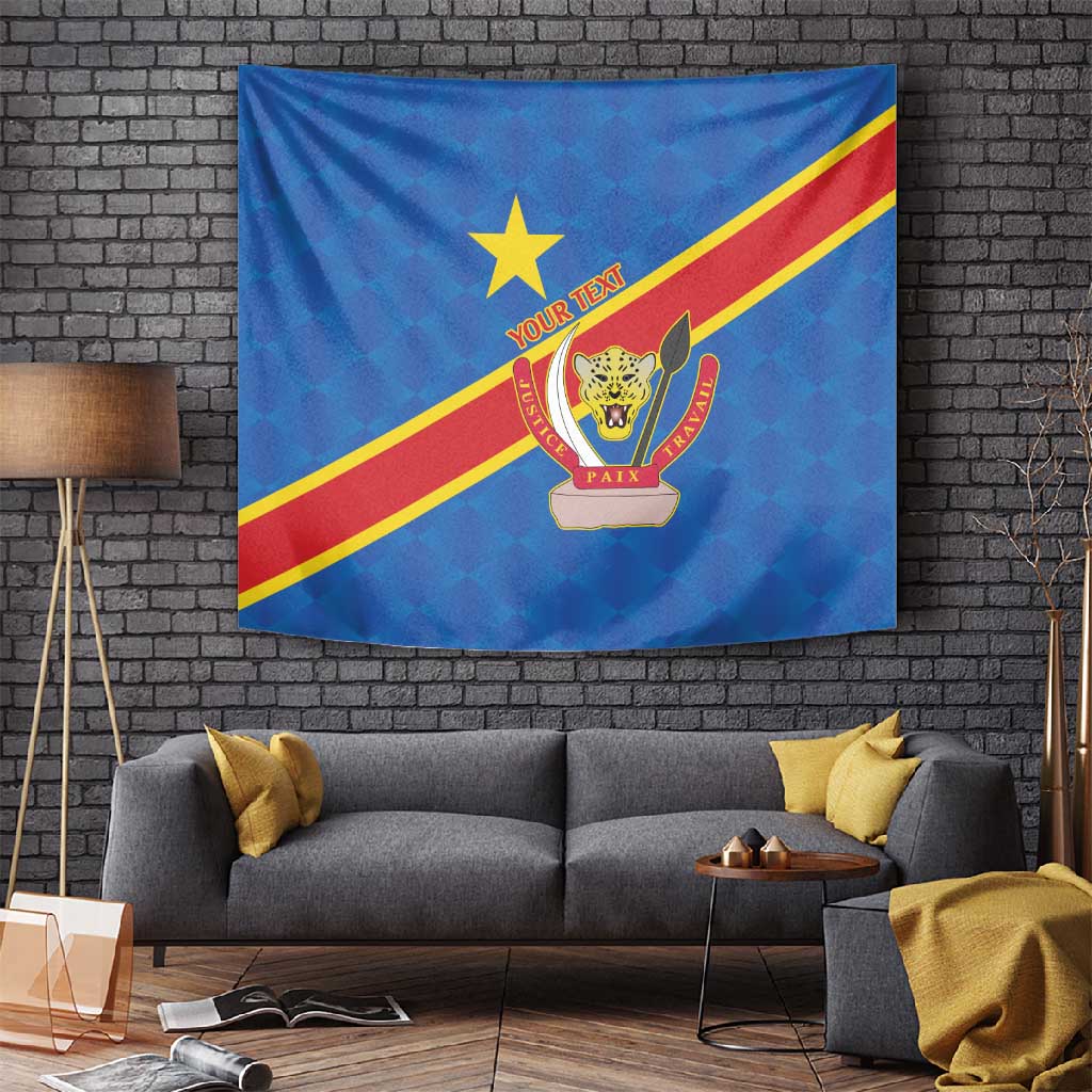 Africa DR of the Congo Personalized Tapestry Flag Style - African Pride