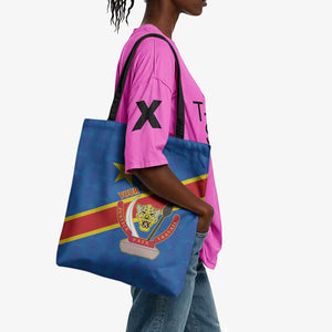 Africa DR of the Congo Personalized Tote Bag Flag Style