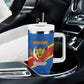 Africa DR of the Congo Personalized Tumbler With Handle Flag Style - African Pride