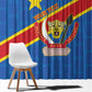 Africa DR of the Congo Personalized Window Curtain Flag Style - African Pride